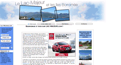 Desktop Screenshot of lac-majeur.com