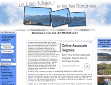 Tablet Screenshot of lac-majeur.com